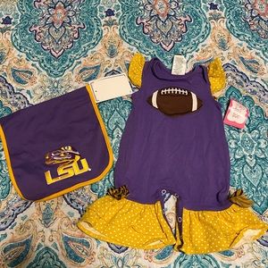 LSU baby girl gear